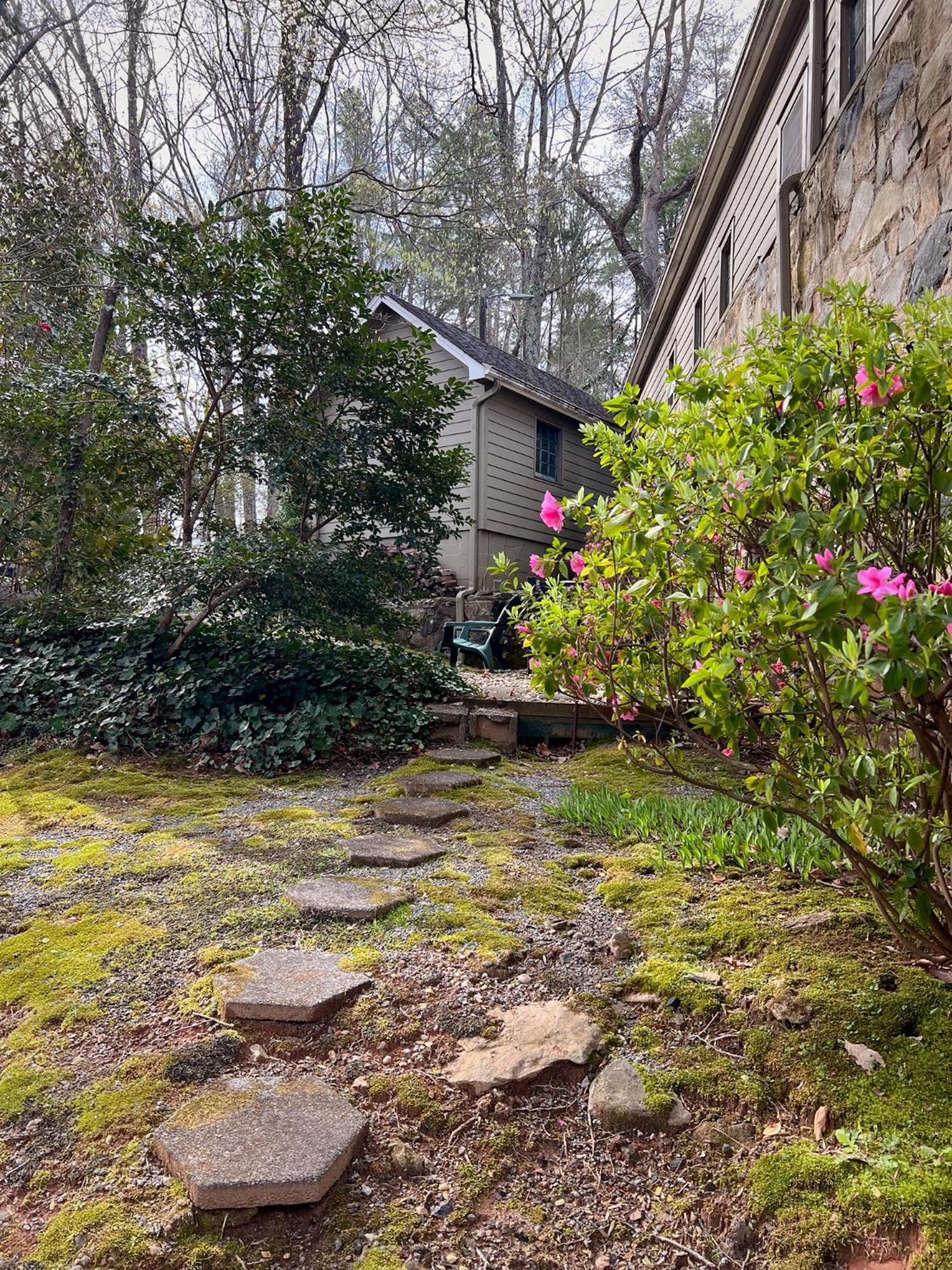 Studio Guest Suite In Forest Cottage Tryon Exterior foto